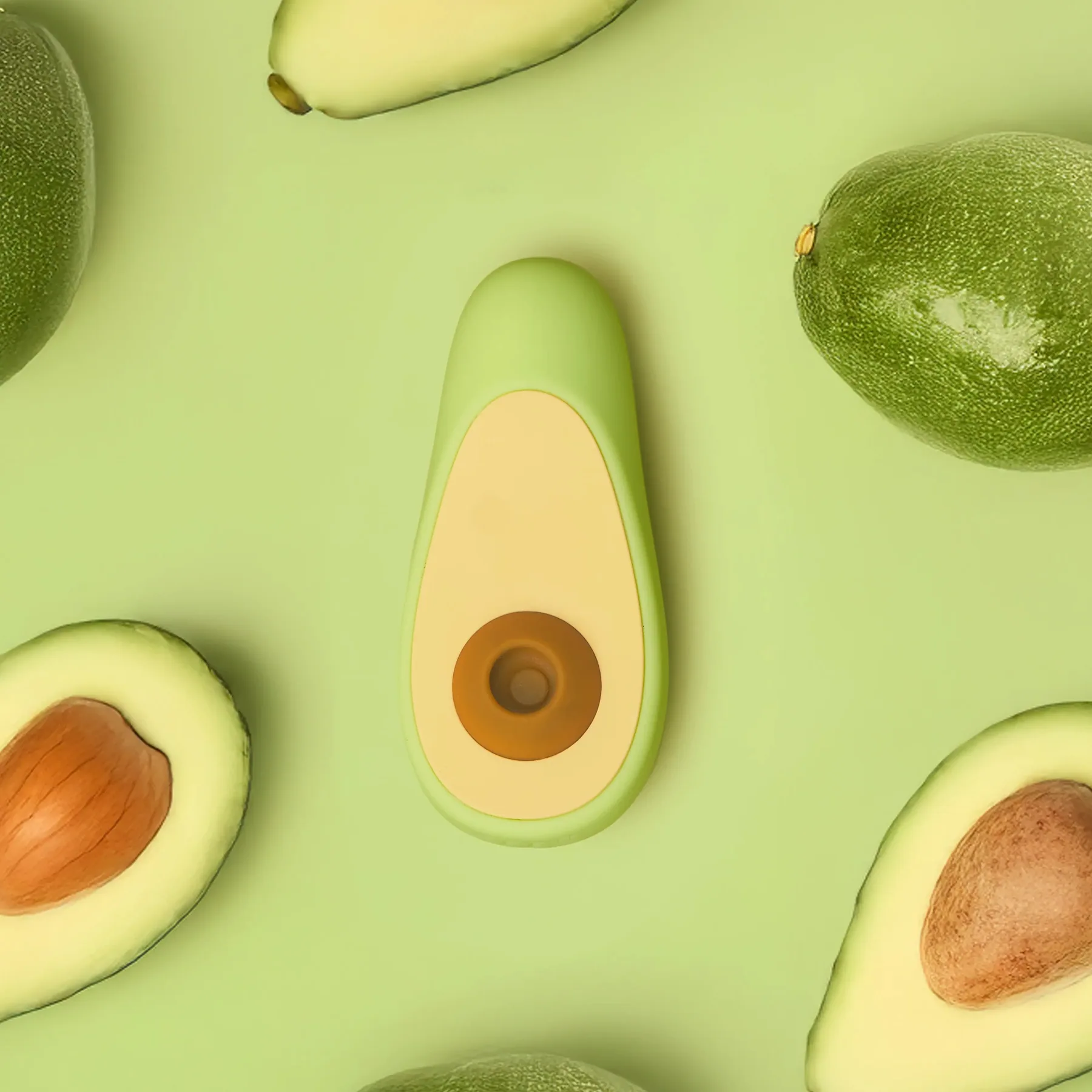 Avocado Sex Toy — front view